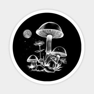 Happy Mushrooms Magnet